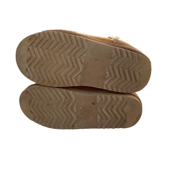 Skechers Boots Australia Tall Suede Leather With Real Fur Lining Tan Sz 6.5 RARE - Picture 4 of 10